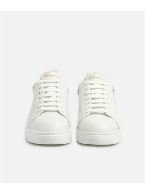 Tumbled leather sneakers Emporio Armani | X4X264 XF768.00001